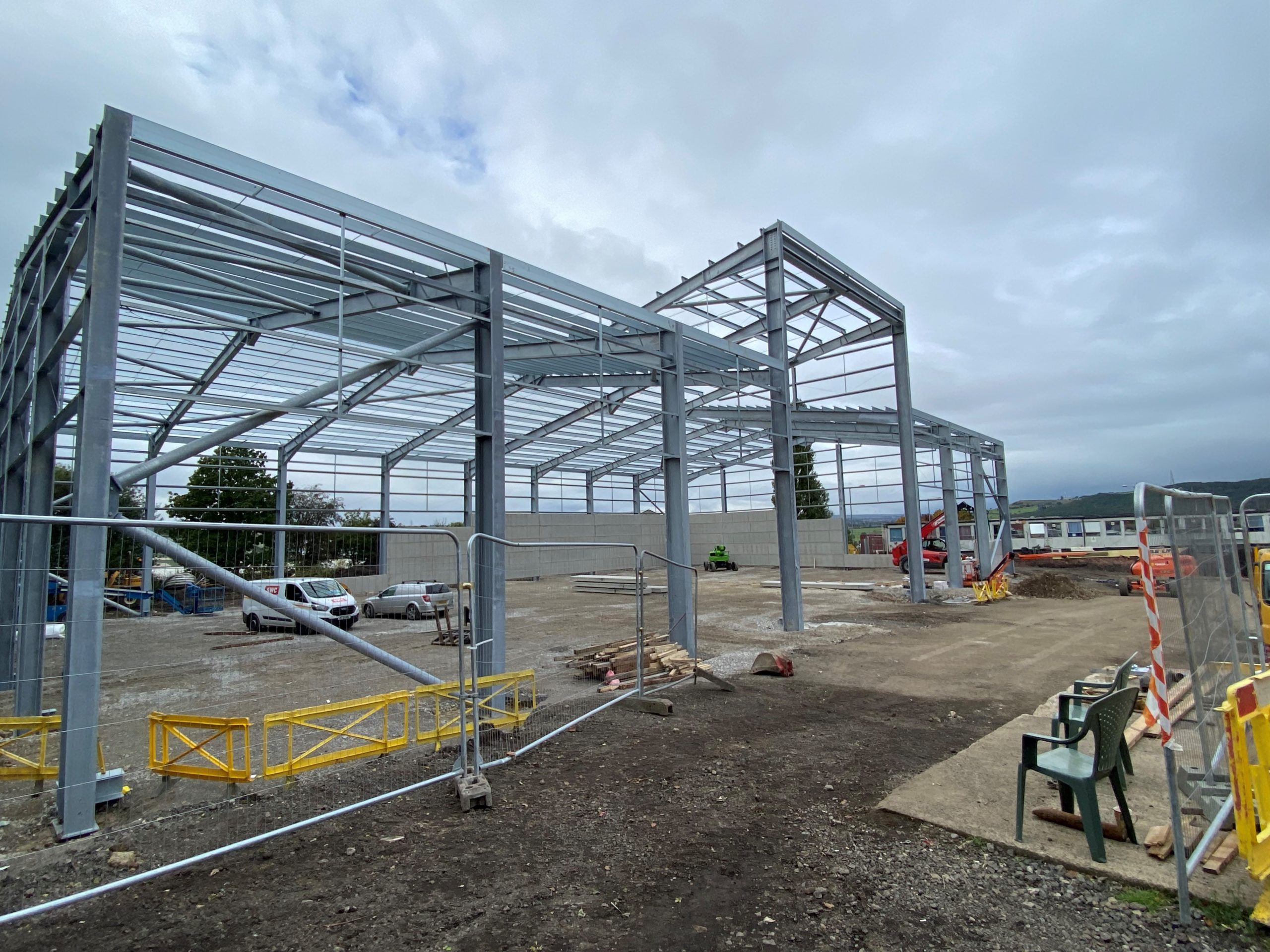 Salt Barn SWC Steel Erection